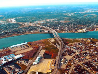 Photo of Sarnia from above